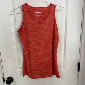 Women's orange Sleeveless Top